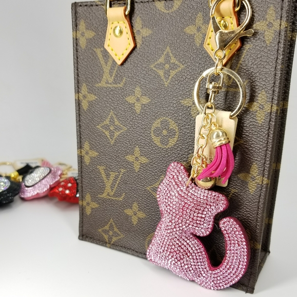 NEW Kitten Cat Purse Bag Charm Keychain NWT - Picture 3 of 3